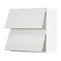 IKEA METOD (494.092.57) горизонтальна шафа 2 дверцята відкриваються сенсорні, білий / Stensund білий