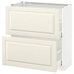 IKEA METOD / MAXIMERA(790.514.83) шафа / 2 szu /, білий / Bodbyn крем