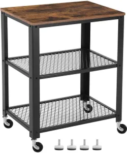 Мобільна кухонна полиця сільська горище 60 см