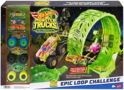 Набір із 6 автомобілів Hot Wheels Monster Truck EPIC Loop, що світяться в темряві HXH69