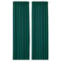 IKEA MAJGULL Щільні штори, 1 пара, темно-бірюзовий (704.881.15)