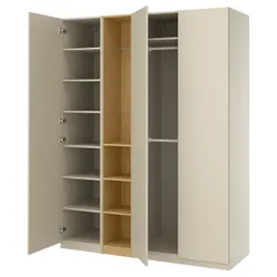 IKEA PAX / FORSAND(996.072.74) Комбінація гардеробу, Сірий -рогай сірий -схожий на/іміц. дуб