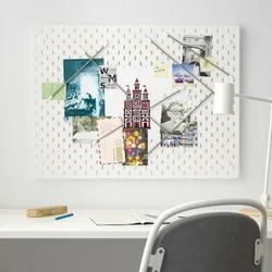 IKEA SKÅDIS(492.173.81) комбінована перфорована дошка, білий