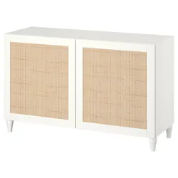 IKEA BESTÅ(294.214.44) поєднання з дверима, білий Studsviken/Kabbarp/біла плетена тополя