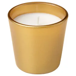 IKEA GOKVÄLLÅ(706.187.15) ароматизована свічка в склі, сандалове дерево і пачулі