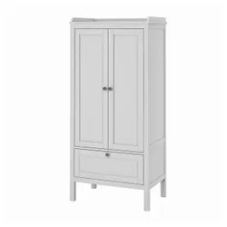 IKEA SUNDVIK Гардероб, сірий (504.942.64)