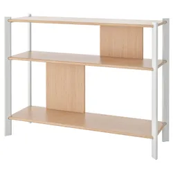 IKEA JÄTTESTA(605.387.95) стіл, білий/світлий бамбук