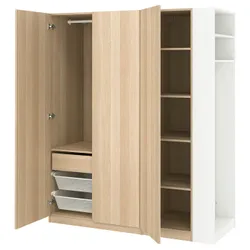 IKEA PAX / FORSAND(996.249.33) комбінований гардероб, імітація дуба білого морилка імітація дуба білого морилка/біл