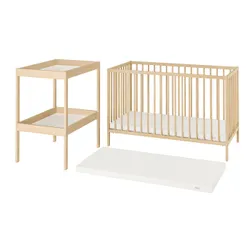 IKEA SNIGLAR (194.158.44) Комплект дитячих меблів 3 предмета, бук
