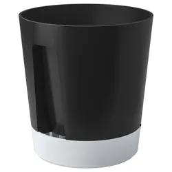 IKEA VÅRDTRÄD(905.708.64) Самостійне горщик, З колесами всередині/зовнішньої/прозорої антрациту