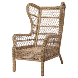IKEA RISHOLMEN(005.037.94) крісло, всередині / зовні, коричневий