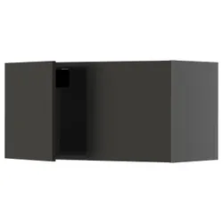 IKEA METOD(095.887.03) Кабінет у дверях SC/2, Чарнозарій/Ніккебо матовий антрацит