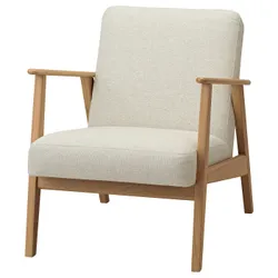 IKEA EKENÄSET(605.068.98) Крісло, дуб/рушничний бежевий