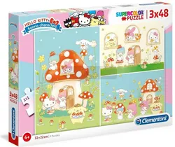 Пазл 3x48 Суперкольоровий Hello Kitty