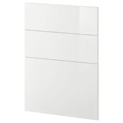 IKEA METOD(094.498.92) 3 передні панелі для посудомийної машини, Рінгхульт білий