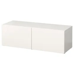IKEA BESTÅ(890.474.43) шафа з дверима, білий / Selsviken глянцевий / білий