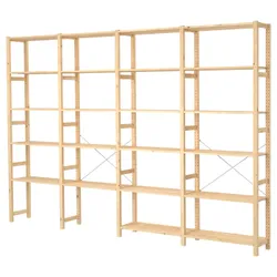 IKEA IVAR(894.039.51) 4 секції/полиці, сосна
