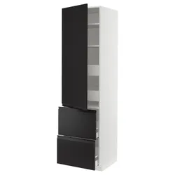 IKEA METOD / MAXIMERA(294.937.61) в s з половиною/4 шухляди/дверцята/2 фр, білий/Upplöv матовий антрацит