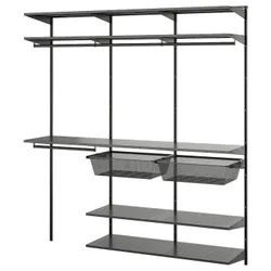 IKEA BOAXEL(395.489.61) Комбінація гардеробу, антрацит