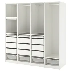 IKEA PAX(693.314.27) комбінований гардероб, білий