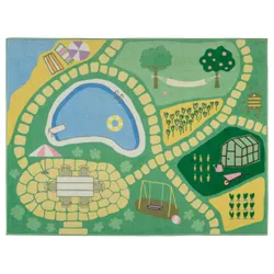 IKEA HUSSPARV(306.121.74) килим, зелений