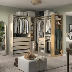 IKEA PAX(196.000.35) кутова шафа, дубовий шпон сіро-бежевий/сіро-бежевий