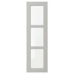 IKEA LERHYTTAN(404.615.08) скляні двері, світло-сірий