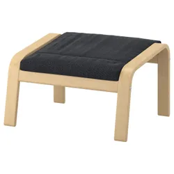 IKEA POÄNG (591.978.63) підставка для ніг, okl береза / Хіларед антрацит