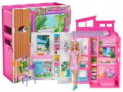 Ігровий набір для ляльок Барбі "Затишний ляльковий будиночок" + лялька Барбі HRJ77