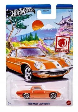 Тематичний автомобіль HOT WHEELS серії J-Import 1/5 Mazda Cosmo Sport HRT00 1968 року випуску