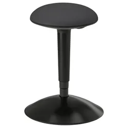 IKEA NILSERIK(904.918.95) стільця, Czarny/vissle темно -сірий