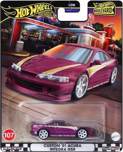 HOT WHEELS ПРЕМІУМ БУЛЬВАР №107 ACURA INTEGRA GSR HRT77