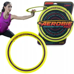 Кільце для метання ФРИСБІ AEROBIE PRO, ЖОВТО, 33