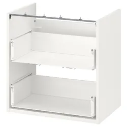IKEA ENHET(804.405.09) тумба під умивальник з 2 ящиками, білий