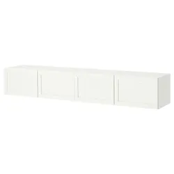 IKEA BESTÅ(396.035.80) Тумба під телевізор з дверцятами, білий/Pipmakare білий