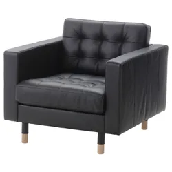 IKEA LANDSKRONA(590.317.78) Крісло, Grann / Bomstad чорний / дерево