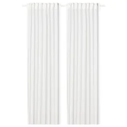 IKEA SILVERLÖNN Гардини, 2 шт., білі (204.910.40)