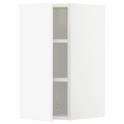 IKEA METOD(894.564.16) навісна шафа з полицями, білий / Veddinge білий