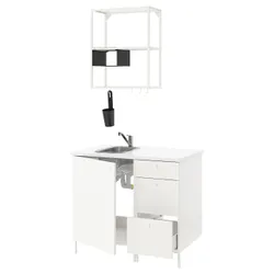 IKEA ENHET (393.366.81) кухня, білий