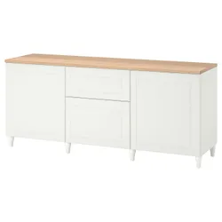 IKEA BESTÅ (093.877.90) поєднання з ящиками, білий / Смевікен / Каббарп білий