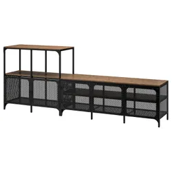 IKEA FJÄLLBO(791.912.66) тумба під телевізор, чорний