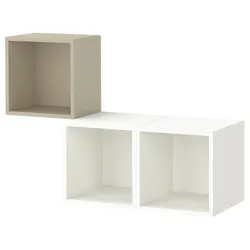 IKEA EKET(896.020.45) комбінація настінних шаф, бежевий/білий