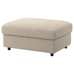 IKEA VIMLE(005.172.96) чохол на підставку для ніг із місцем для зберігання, Хілларед бежевий