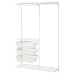 IKEA BOAXEL(493.323.76) комбінований гардероб, білий