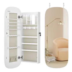 Шафа для ювелірних виробів із дзеркальним світлодіодним освітленням