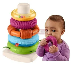 Пазл FISHER PRICE СЕНСОРСЬКА ПІРАМІДА З КІЛЕЦЬ для немовлят +6 місяців HXK47