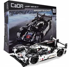 Конструктор спортивний гоночний автомобіль 48 см Racer Black Car 1586 деталей