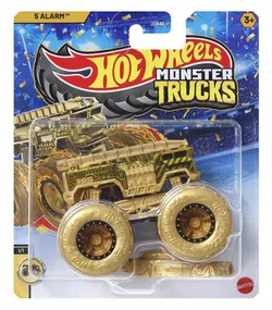 Вантажівка HOT WHEELS MONSTER TRUCK 1:64 5 Сигналізація Пожежна машина Золота JCH46