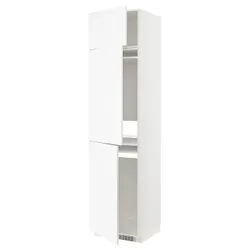 IKEA METOD(294.735.36) висота шафи / мороз / 3др, Enköping білий / ефект білого дерева