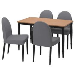 IKEA DANDERYD / DANDERYD(794.839.48) стіл і 4 стільці, сосна чорна / Vissle black